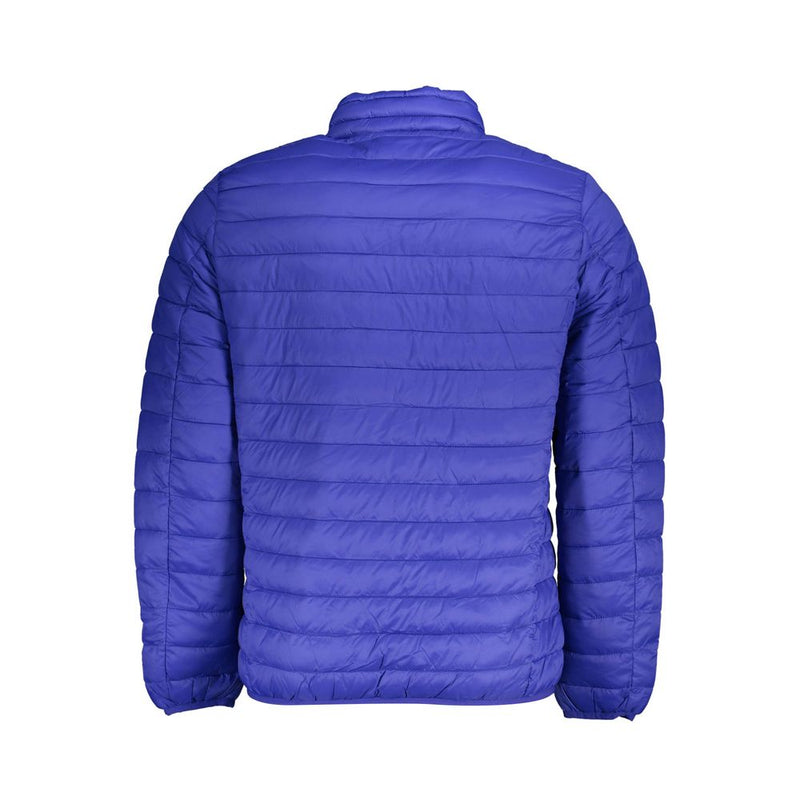 Blue Polyamide Jackets & Coat