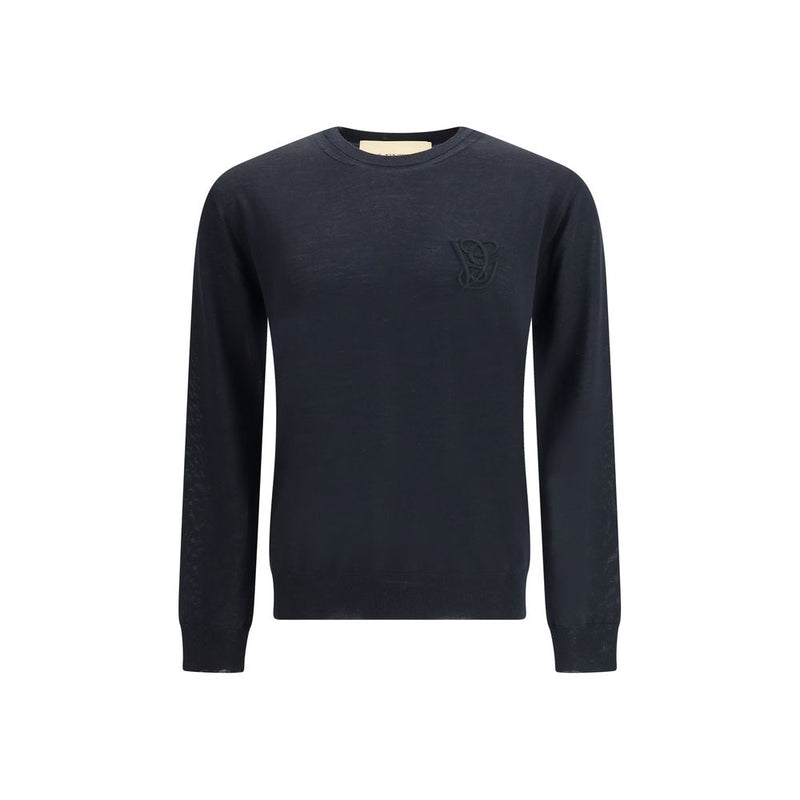 Black Fleece Wool Sweatshirt