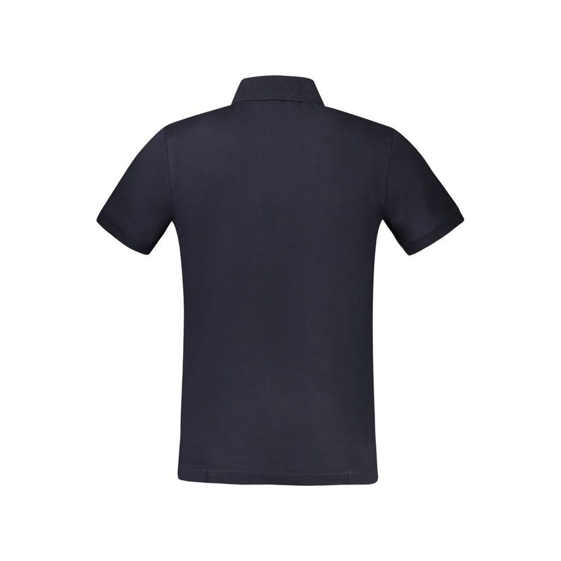 Blue Cotton Polo Shirt