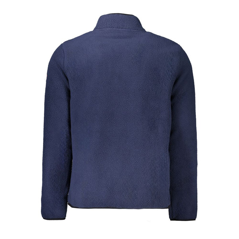 Blue Polyester Men Sweater