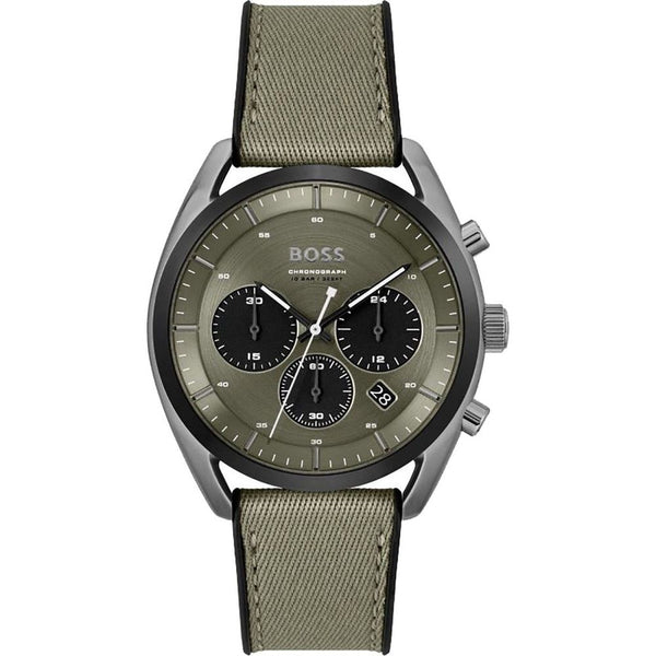 Green Fabric Dress Watch