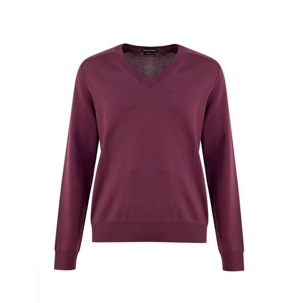 Purple Silk Sweatshirt