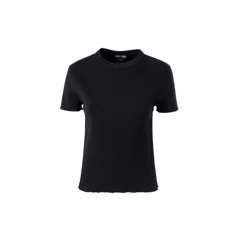 Black Silk T-Shirt