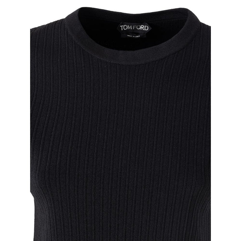 Black Silk T-Shirt