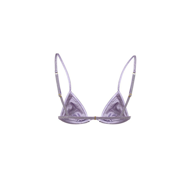 Purple Polyamide Bra