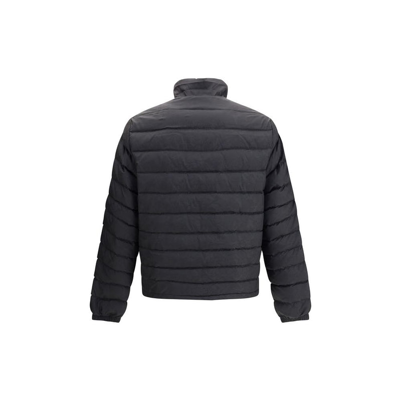 Black Polyester Shell Jacket