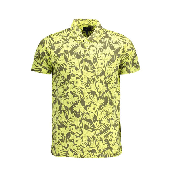 Yellow Cotton Polo Shirt