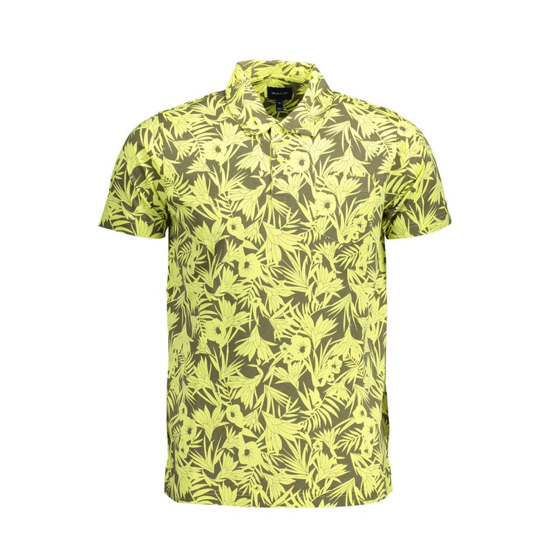 Yellow Cotton Polo Shirt