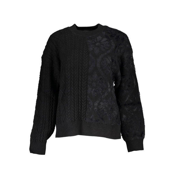 Black Cotton Sweater