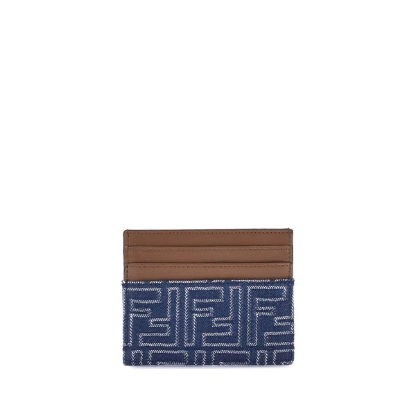 Blue Fabric Wallet