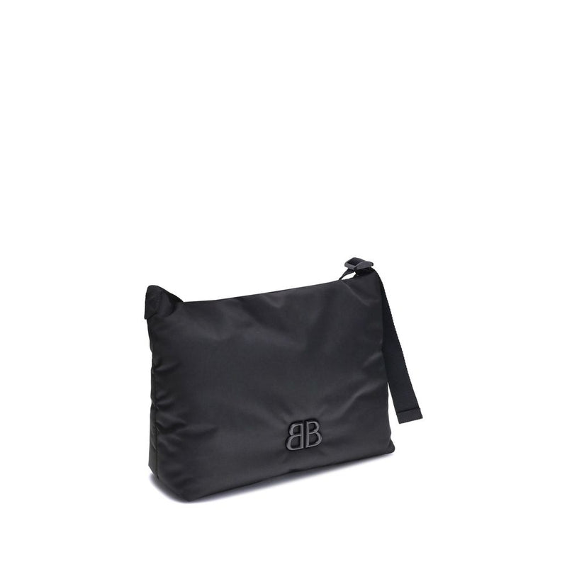 Black Fabric Shoulder Bag