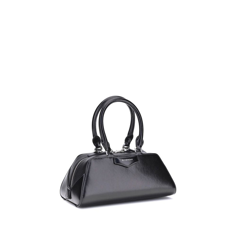 Black Calf Leather Bos Taurus Handbag