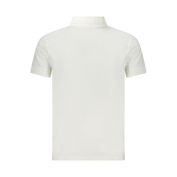 White Cotton Polo Shirt