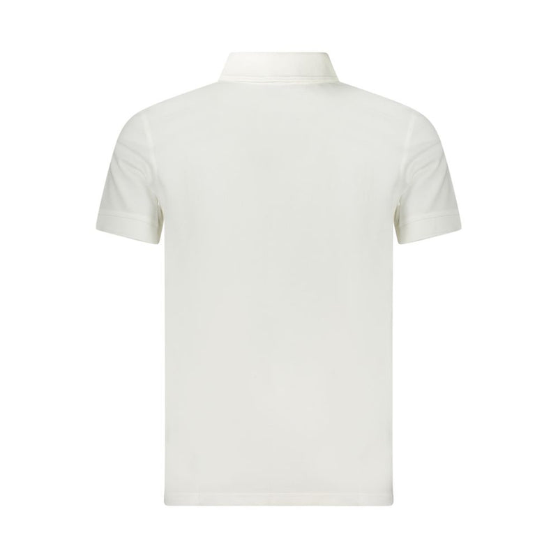 White Cotton Polo Shirt