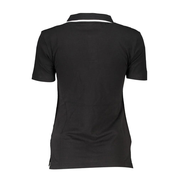 Black Cotton Polo Shirt