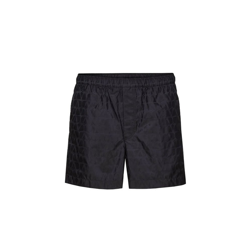 Blue Polyamide Shorts