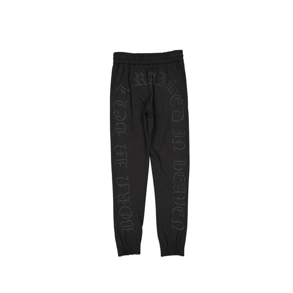 Black Elastane Joggers (Workout Pants)