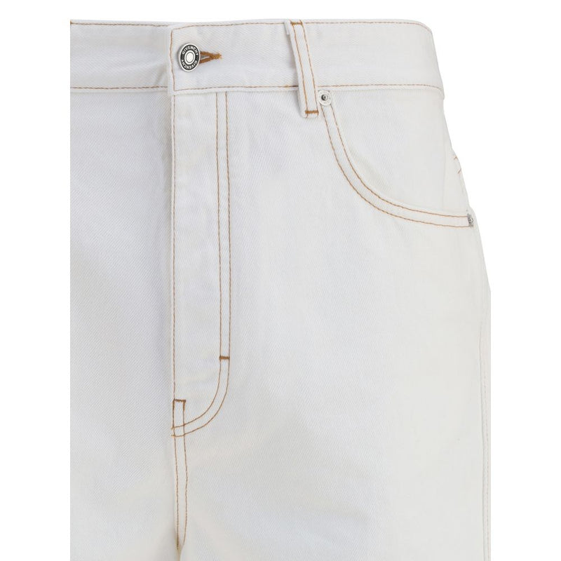 White Cotton Jeans Denim
