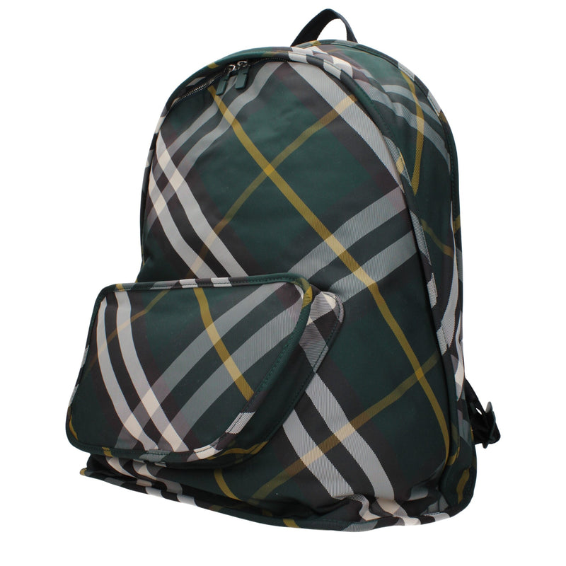 Green Fabric Backpack