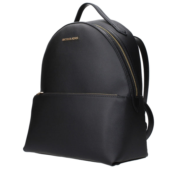 Black Leather Backpack