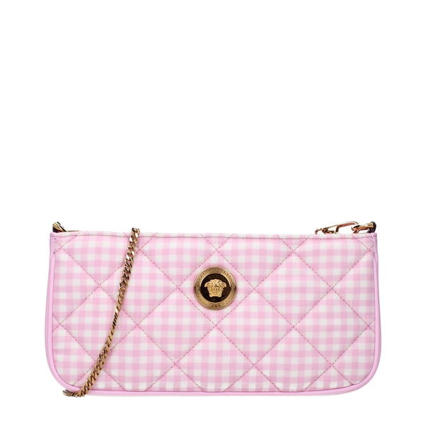 Pink Fabric Shoulder Bag