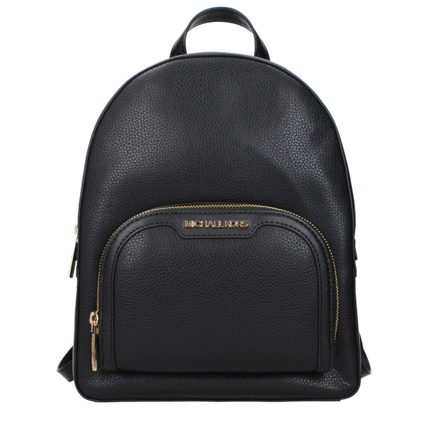 Black Leather Backpack