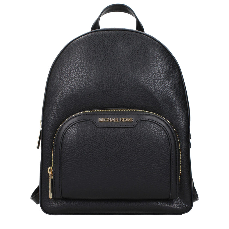 Black Leather Backpack
