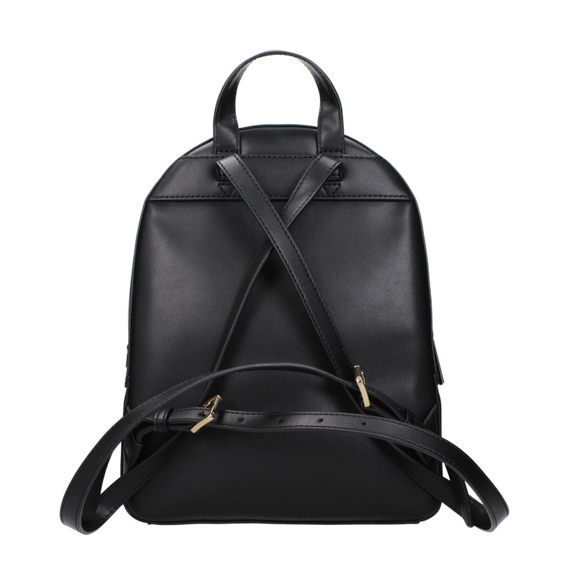 Black Leather Backpack