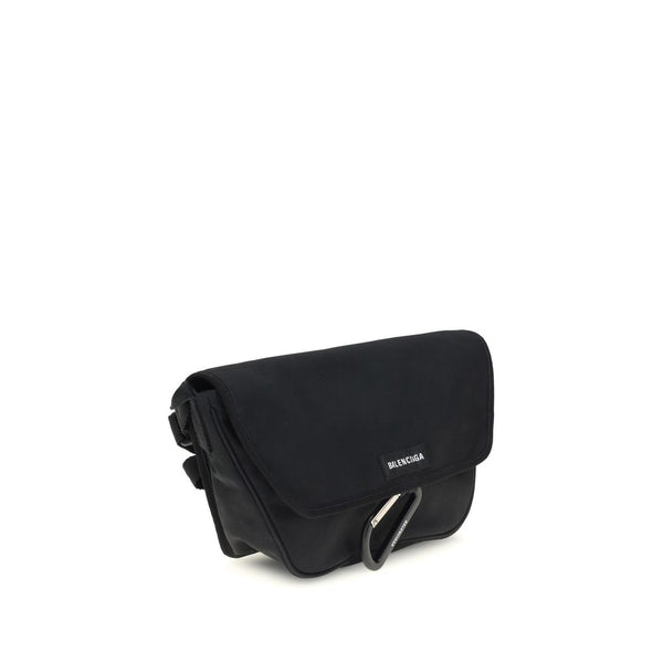 Black Polyamide Shoulder Bag