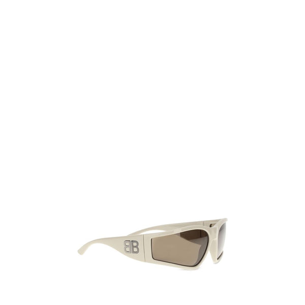 Cream Polyamide Sunglasses