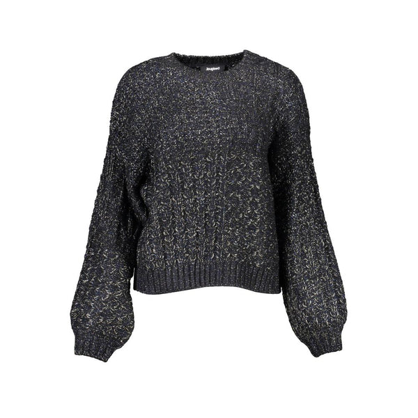 Black Polyester Sweater