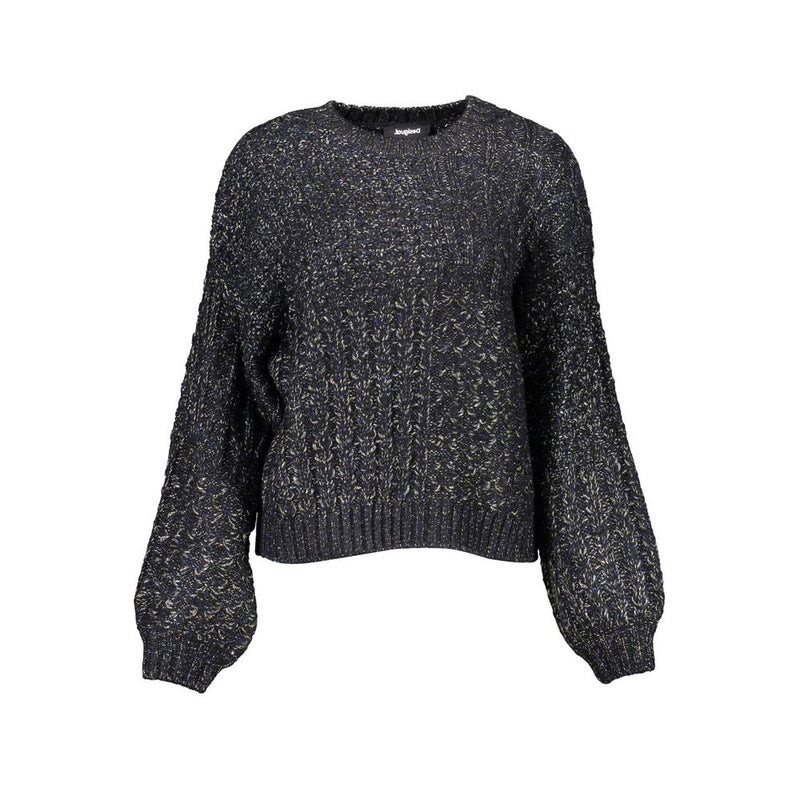 Black Polyester Sweater