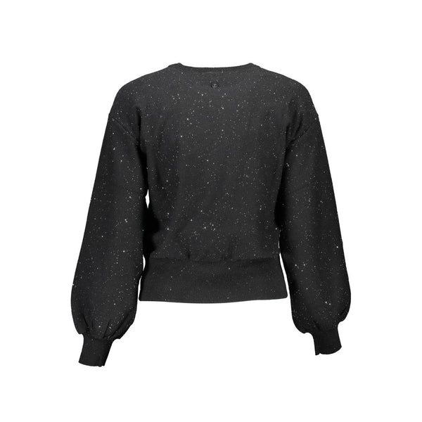 Black Polyester Sweater