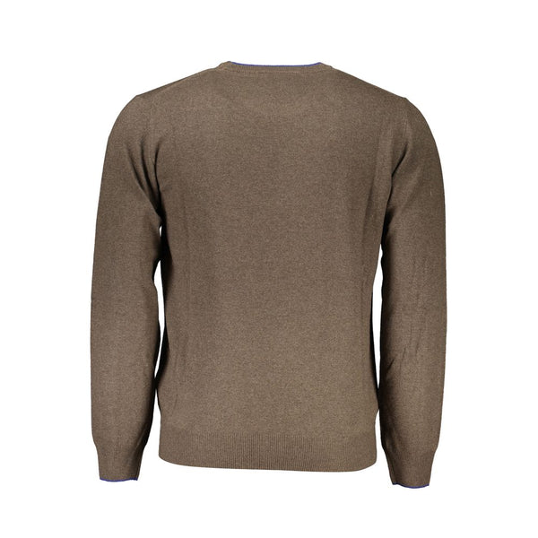 Brown Fabric Sweater
