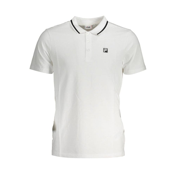 White Cotton Polo Shirt