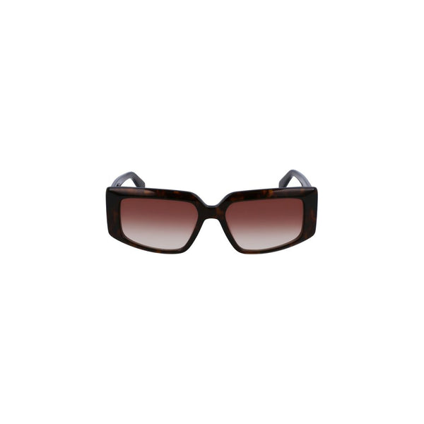 Brown Acetate Women Sunglasses