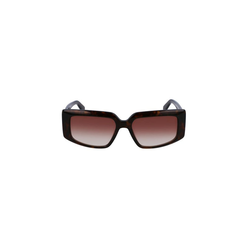 Brown Acetate Women Sunglasses