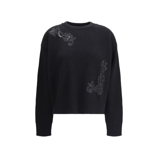 Black Fleece Wool Sweatshirt