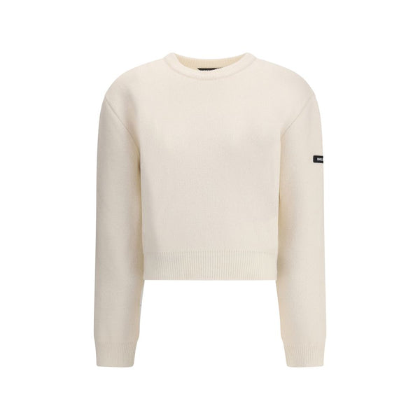 White Wool Sweatshirt