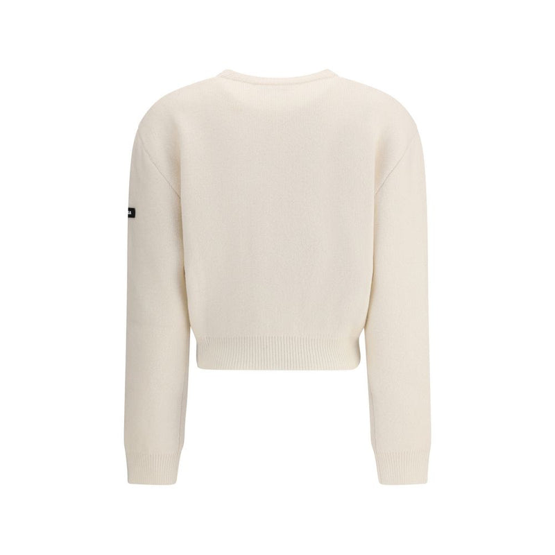 White Wool Sweatshirt