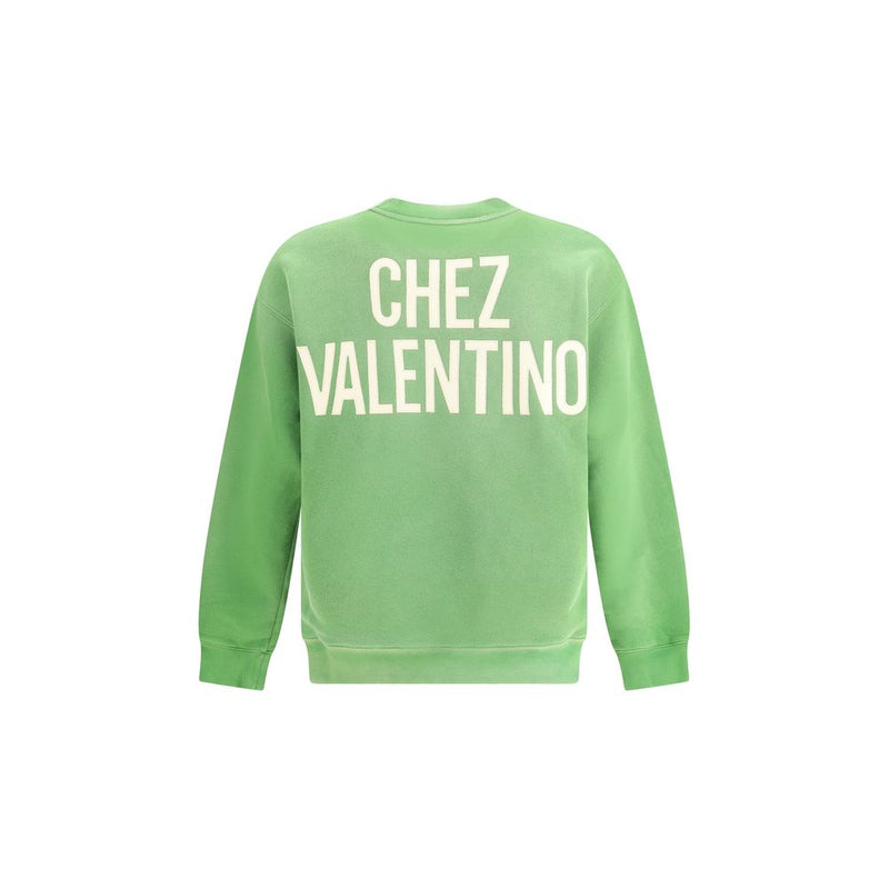 Green Cotton Sweatshirt
