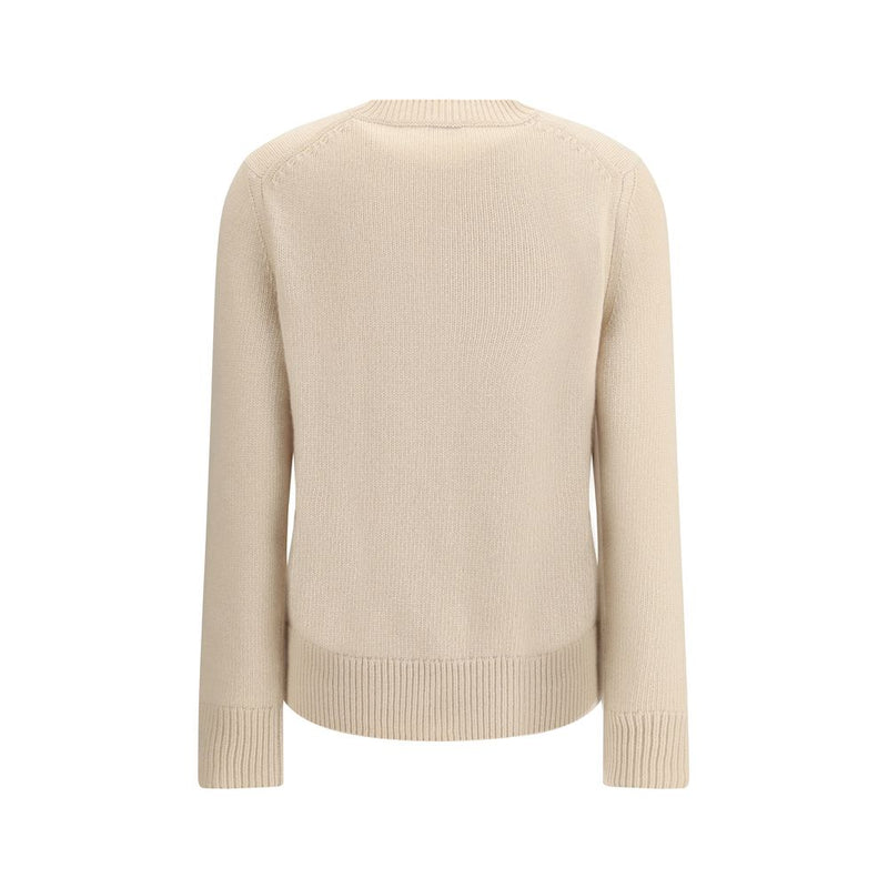 Beige Wool Cashmere Sweater