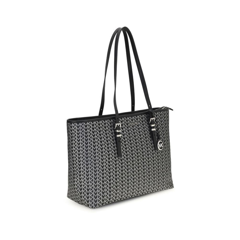 Black Polyester Shoulder Bag