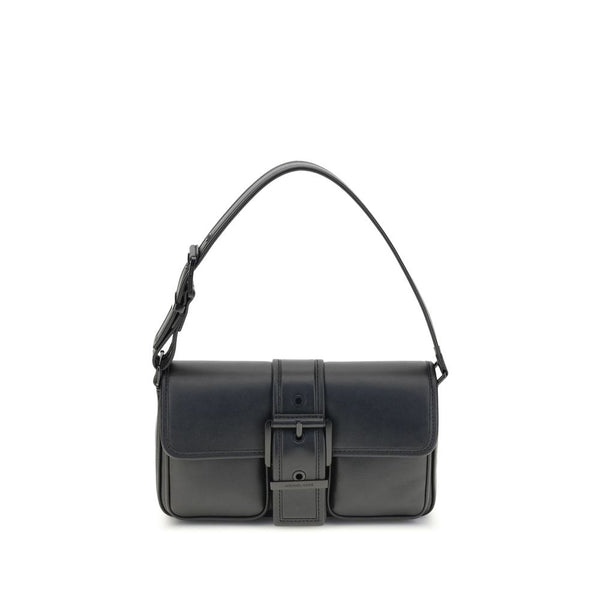 Black Calf Leather Bos Taurus Shoulder Bag