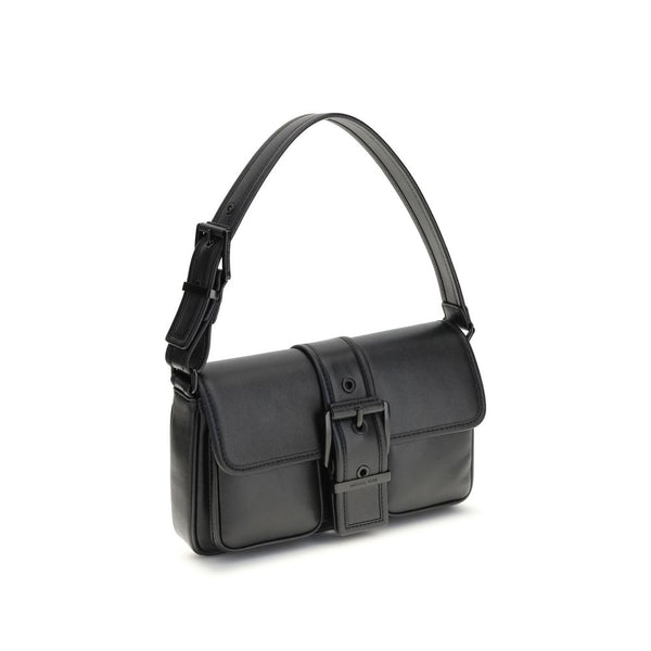 Black Calf Leather Bos Taurus Shoulder Bag