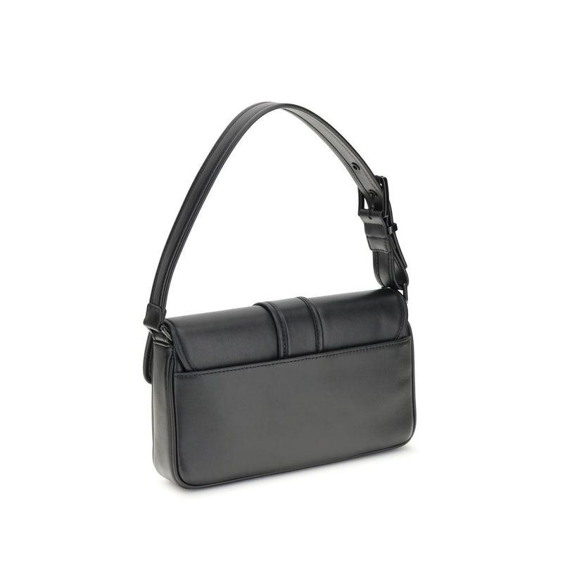 Black Calf Leather Bos Taurus Shoulder Bag