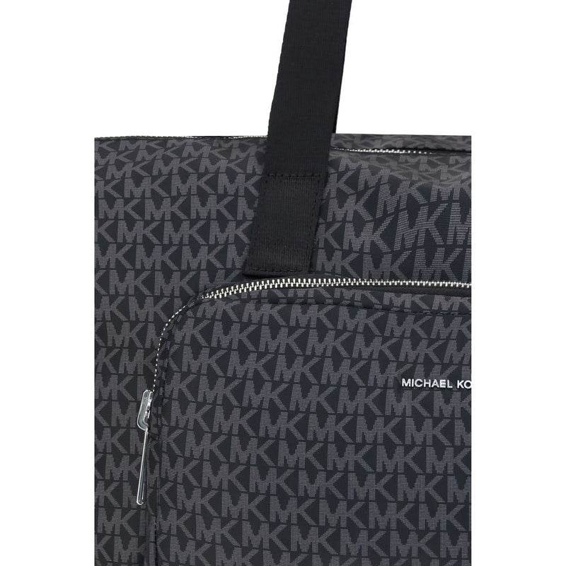 Black Polyester Shoulder Bag