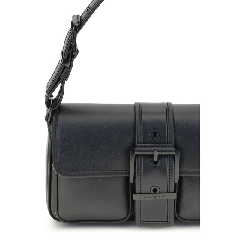 Black Calf Leather Bos Taurus Shoulder Bag