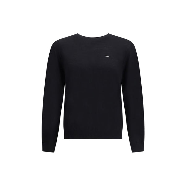 Black Fleece Wool Sweatshirt
