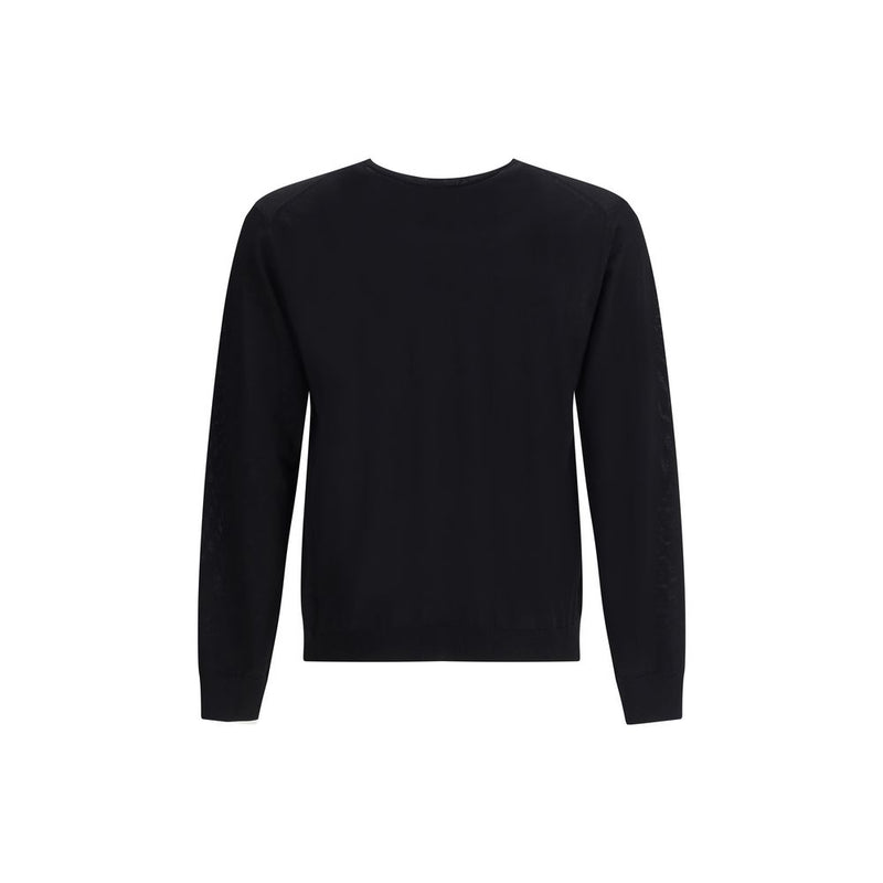 Black Fleece Wool Sweatshirt